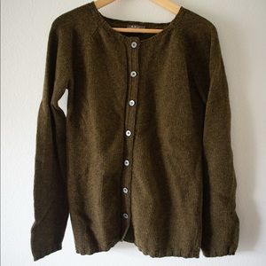 A.P.C 100% wool cardigan